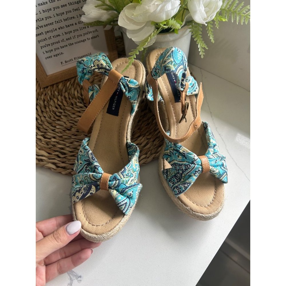 Tommy Hilfiger Wedges Blue Size 8